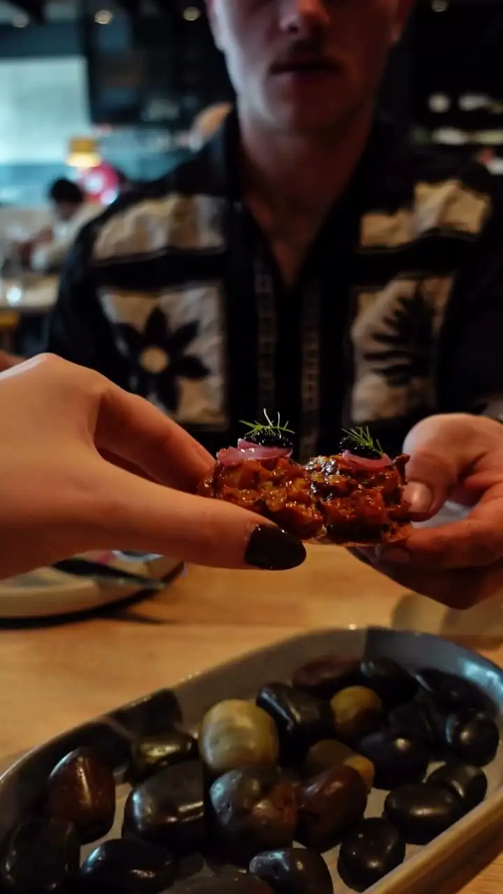 A diner's reel of the Rakkas dining experience - shared plates, interior and service